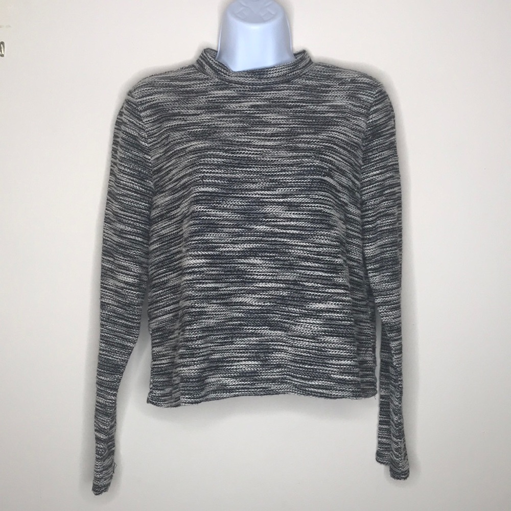 H&M variegated long sleeve top size medium